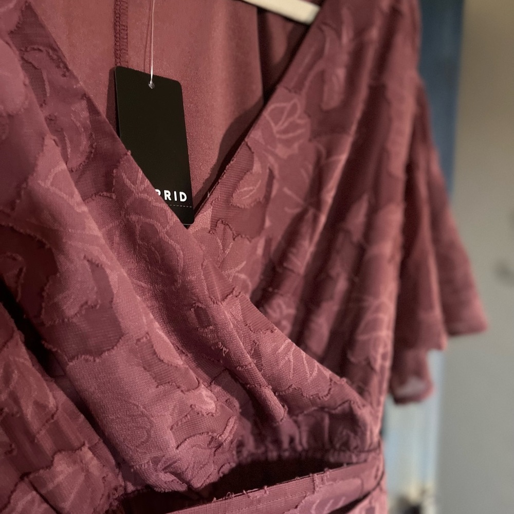 Torrid Rose Wrap Dress